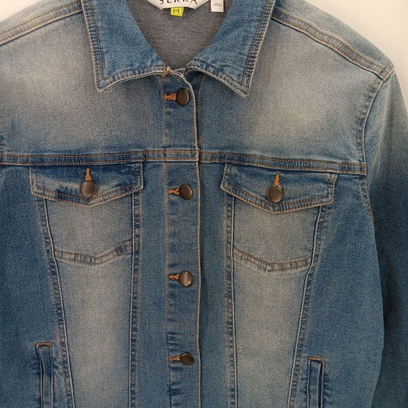 SERRA MEDIUM DENIM JACKET - Picture 10 of 16